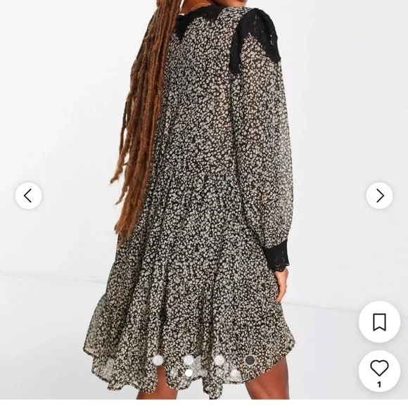 NWT Topshop Midi Dress - Picture 3 of 5